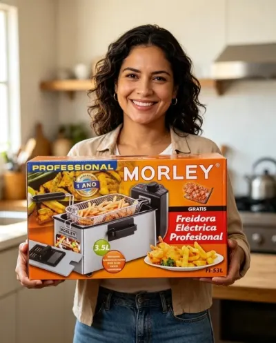🍟 Freidora Eléctrica Morley FI-53L Professional — 3.5 Litros