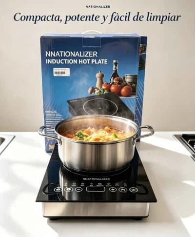 Cocina de inducción 2000w nationalizer