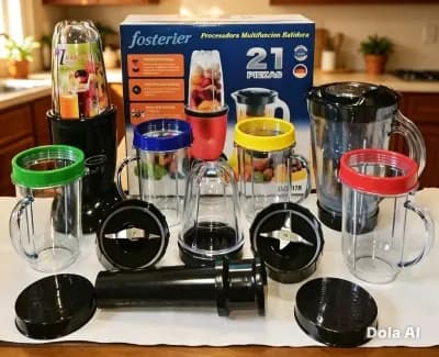 🥤 Licuadora Multifuncional Mr. Magic — 21 Piezas • 700W
