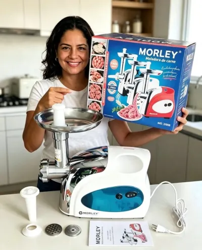 🥩 Moledora y Embutidora 1600W — Prepara Embutidos y Comida BARF